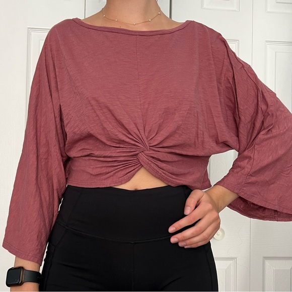 Women's Soprano Wide Sleeved Cropped Top - S - Picture 1 of 6